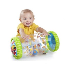 VGEBY Baby Crawling Roller, Multipurpose Roller for Early Development, Baby Beginner Crawling Toy with Balls and Bells for Babies Aged 3 Months to 3 Years