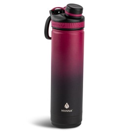 Manna Saratoga Double-wall Insulated Stainless Steel Bottle - 26 Oz - Blackberry Ombre