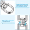 PATIKIL Double End Swivel Eye Hook M10 Working Load 400kg/881lb