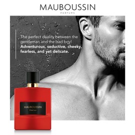 Mauboussin - Pour Lui In Red 100ml (3.3 Fl Oz) - Eau de Parfum for Men - Woody & Spicy Scents
