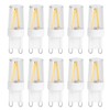 10Pcs G9 Base LED Light Bulbs 1.5W AC110V BiPin Bulb