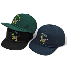 Clape Vintage Trucker Hat for Men Women Flat Bill Baseball Cap Cotton Unstructured Dad Hat (Green)