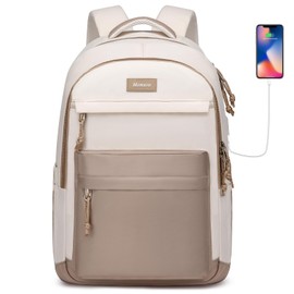 MOMUVO School Backpack Women and Teen Girls,Cute Bookbag Lightweight Laptop Backpack College SchoolBag Students