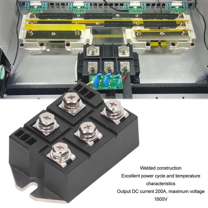 Bridge Rectifier 200A 1600V 3 Phase Diode Power Module Copper