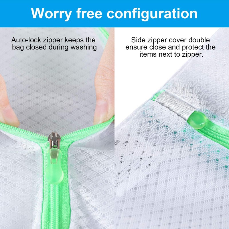 Gogooda Laundry Bags Washing Machine Bags (Diomond Mesh(6 PCS))