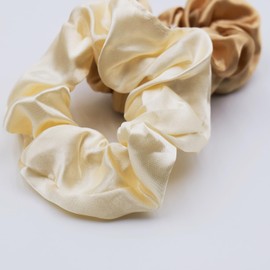 JGQUR Hair Ties for Women - Satin Big Hair Scrunchies - Seamless Elastic Small Hair Ties for Thick Thin Hair - Ponytail Holders Accessories 30 Pack