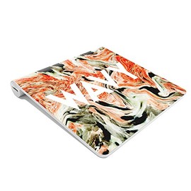 MightySkins Skin Compatible with Apple Magic Trackpad – Wavy | Protective, Durable, and Unique Vinyl Decal wrap Cover | Easy to Apply, Remove, and Change Styles | Made in The USA