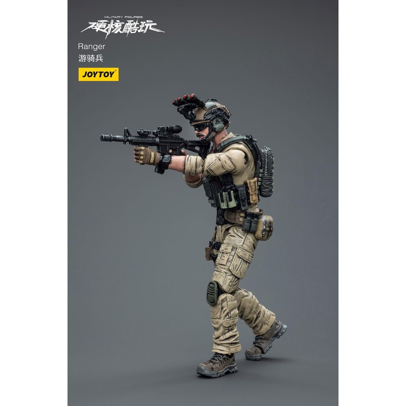 JOYTOY Ranger Military Figure, 1/18 Scale, PVC & ABS, Painted
