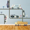 Extra Road Straight and Curved for Trucks Cars Wall Decals