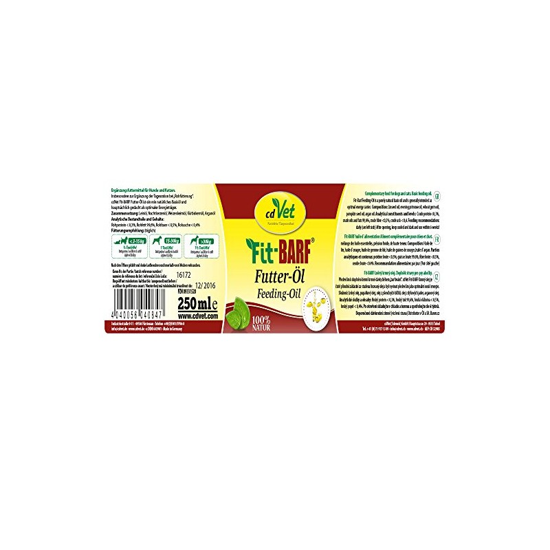 Fit-BARF Feeding-Oil 250 ml
