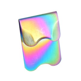 Healvian Stainless Steel Nail Art Template Plate Easy Portable Nail Stencil for Women Girls