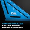 OX Professional 7 Inch Aluminum Framing Square - Rust-Proof Carpenter