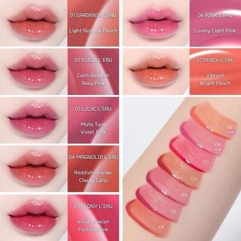 BBIA L'eau Tint Mini Edition Kit 7 Colors MLBB Vegan