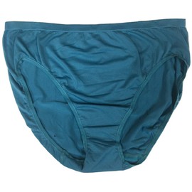 Vanity Fair Seamless Women`s Hi Cut, VF-13211, 8, Blue Jewel