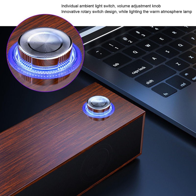 Bewinner Computer Speaker, Desktop Speaker, USB, Wired Stereo Soundbar for