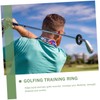 Mipcase 2pcs Weighted Swing Ring for Golf Practice Durable Golfing
