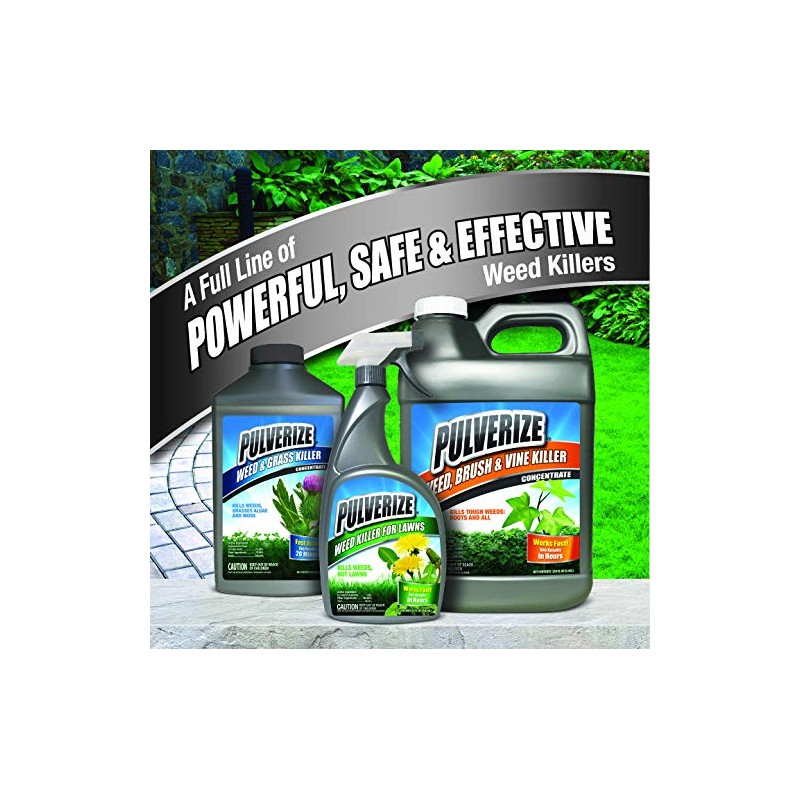 Pulverize PWG-UT-128 Grass Ready to Use Weed Killer, 1 Count