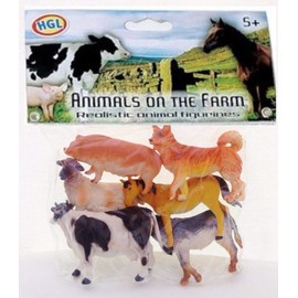 HGL Farm Animals Realistic Figures (Set of 6)