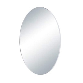 Marketing Holders Acrylic Mirror Oval Shaped 15" x 22" Reflective 1/8" Thick Sheet for Makeup Mirror Bathrooms Glass Replacement Home Decor