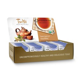 Davidson's Organics, Tulsi Mango Peach, 100-count Individually Wrapped Tea Bags