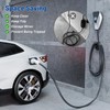 EV Charger Holder Wall Mount SAE J1772 Charging Cable Organizer