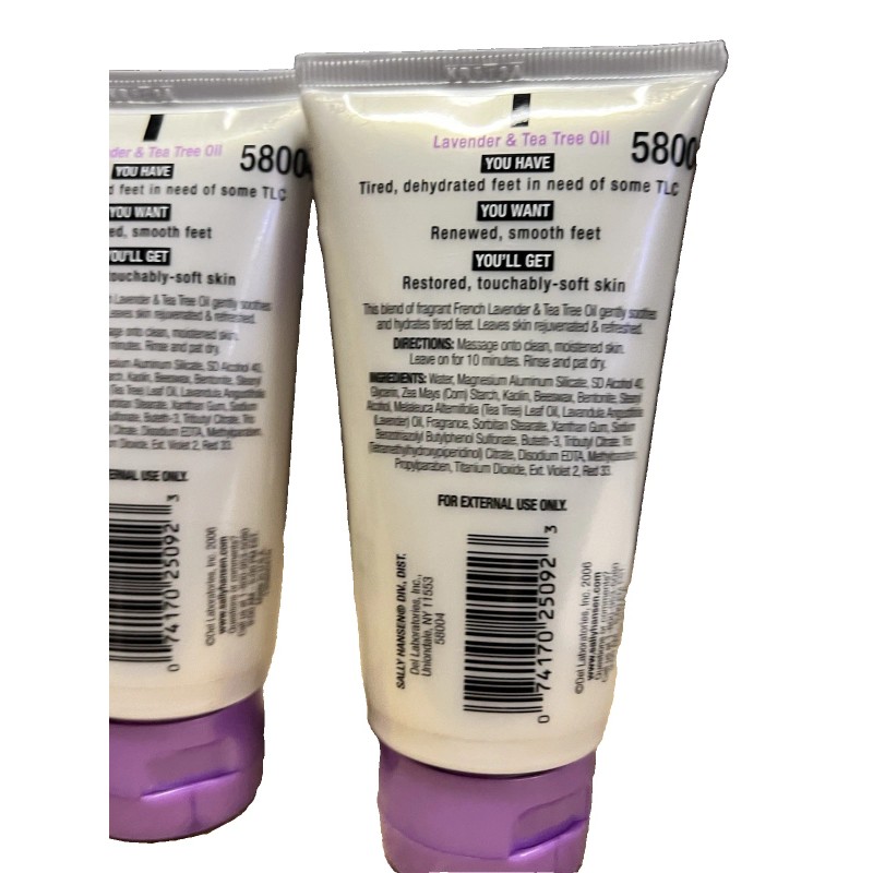 Sally Hansen Just Feet Spa Foot Mask Lavender & Tea