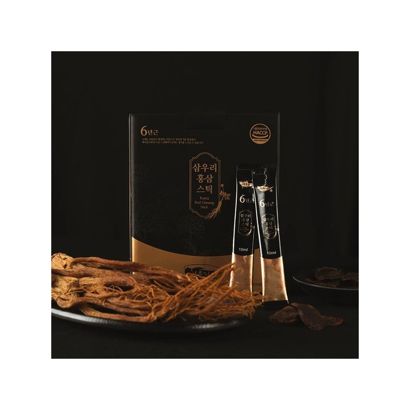 Samuri (햇살맞춤)6년근 홍삼으로 만든 삼우리 홍삼스틱 10ml 100포 (Perfectly Sunlit)