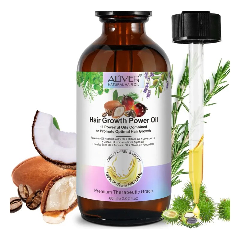 Aliver - Aceite Capilar Natural 11 Aceites Fortalecedor Kit 2pz