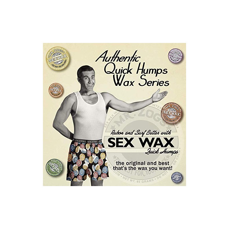 SEXWAX Wax Surfing Quick Humps 6X Blue Label Set of