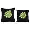Brussels Sprouts Pop Art Throw Pillow