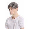 Wig Me Up – GFW994 44 Men's Wig Short kurzhaarig Crown Fashionable Grey Dark