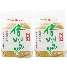 Hikari Medium Sweet White Miso Paste 400g (Medium Sweet, 2 Pack)