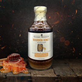 Gourmet Warehouse Bourbon Honey and Sesame Ginger Marinades Small Batch 16 Oz (Pack of 2)