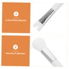 Healvian Dual-ended Shaped Nose Contour Powder Brush for Highlighting Blending