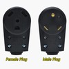 30 Amp RV Plug Set, Male & Female 30A/125V Replacement