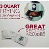 Dash Deluxe Air Fryer 3 Quart Aqua With AirCrisp Technology