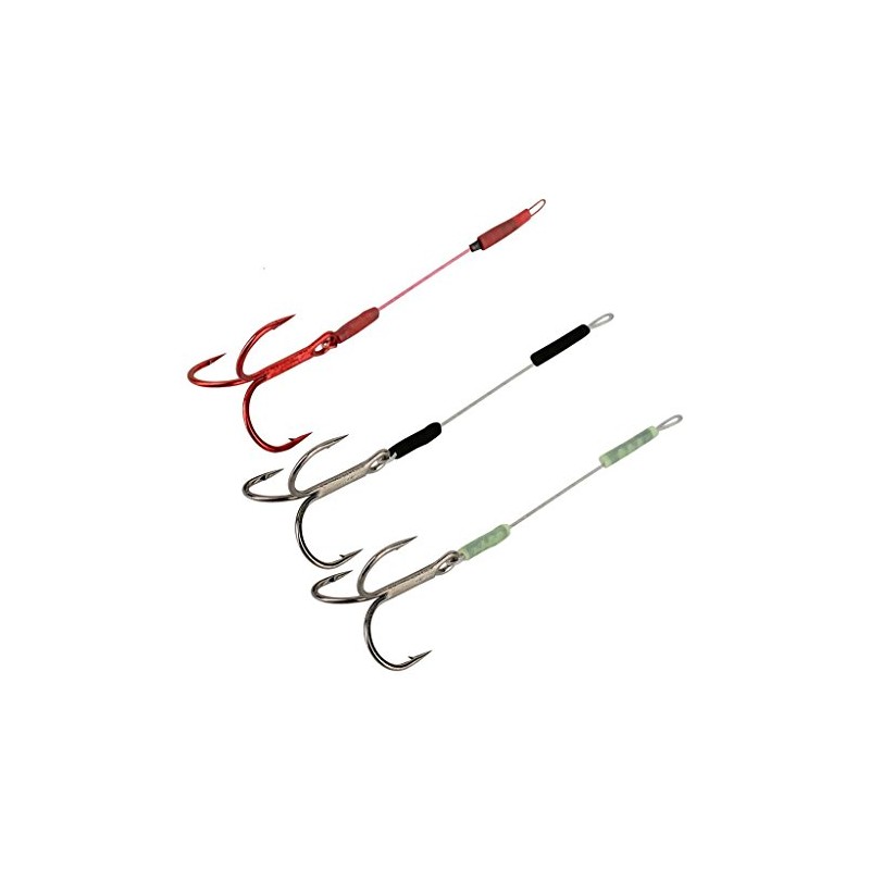 Savage Gear Carbon 49 Stinger - 3 Anxiety Hooks, Additional