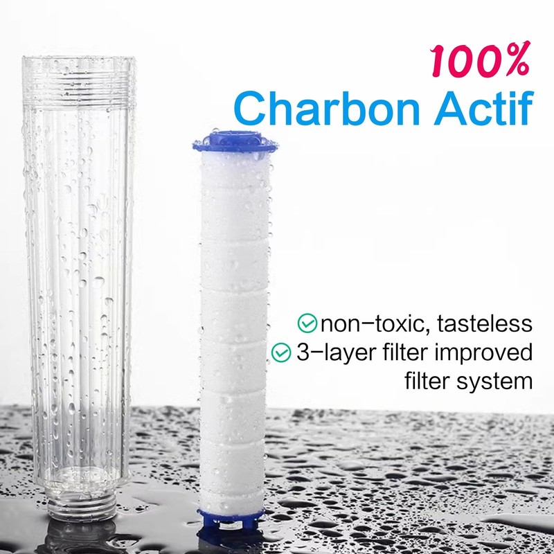 Lotbun Shower Filter 6pcs, Duschfilter Wasserfilter Dusche Duschkopf Filter Shower