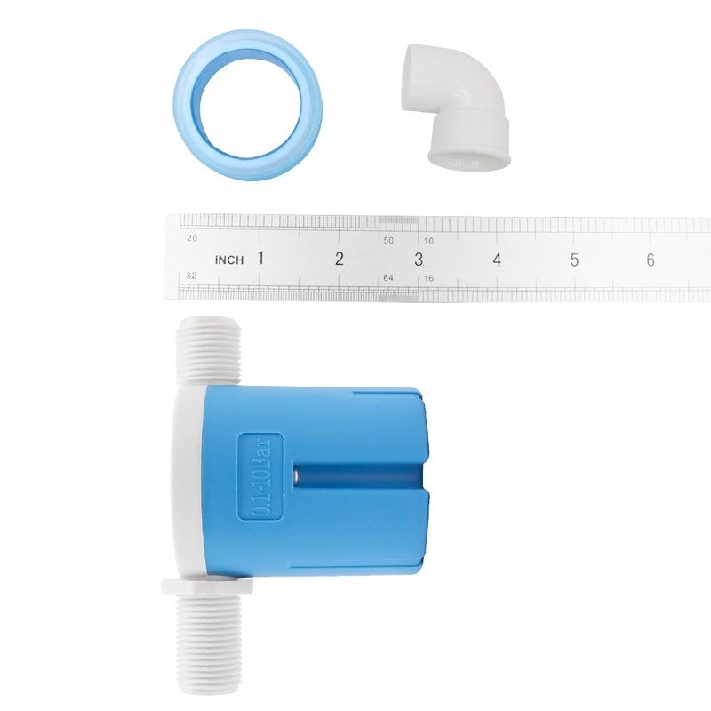 1/2" Automatic Float Valve, Water Level Control, Side, Indoor Water,