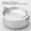 High hardness aluminum oxide outdoor cookware set compact and convenient