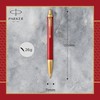 Parker IM Ballpoint Pen | Premium Red Lacquer with Gold