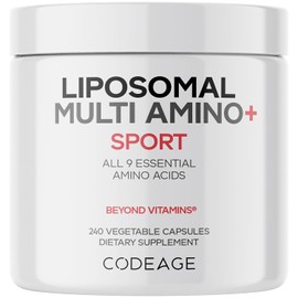 Codeage Suplemento Multi Amino Bcaa Eaa Aminoácidos Esenciales Píldoras Cadena Ramificada Forma Libre Deportivo Pre Post Entrenamiento Administración