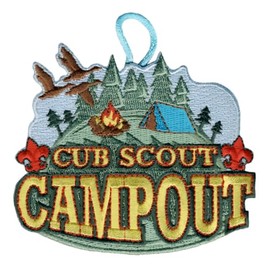 Cub Scout Campout Embroidered Patch - ClassB