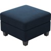 Belffin Modular Sofa Storage Ottoman Module for Velvet Piping Modular