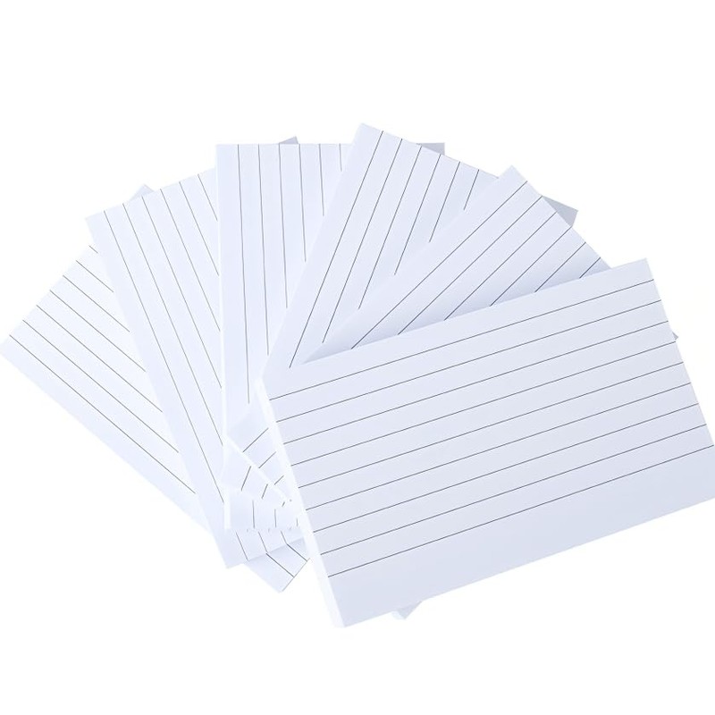 Revision Cards, 3" x 5" White Index Cards 240PCS Flash