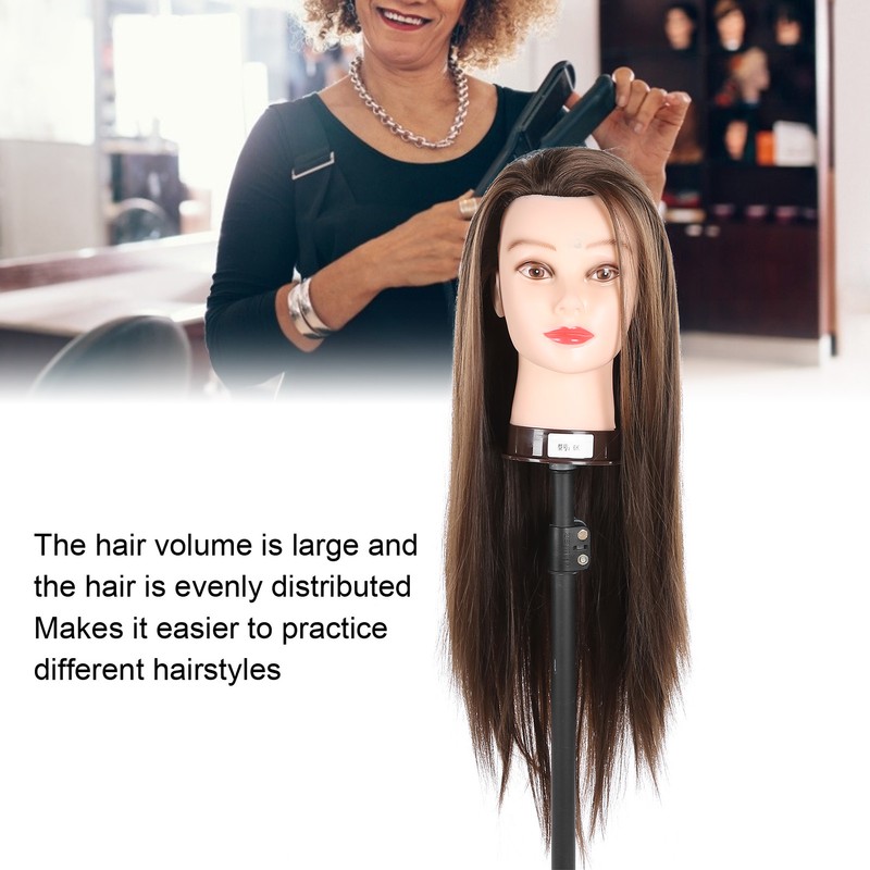 Professional Mannequin Head Hairdressing Training Head for Hair Styling Braiding