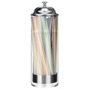 BIGINIWA Straw Holder Dispenser 100 PCS Straws includ - Clear