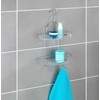Wenko 15887100 Exclusive shower caddy Kuopio semicircular shower rack, 2