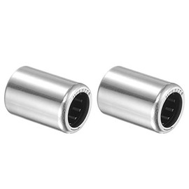sourcing map Needle Roller Bearings 12mm Bore 18mm OD 26mm Width Chrome Steel One Way Bearing 2pcs
