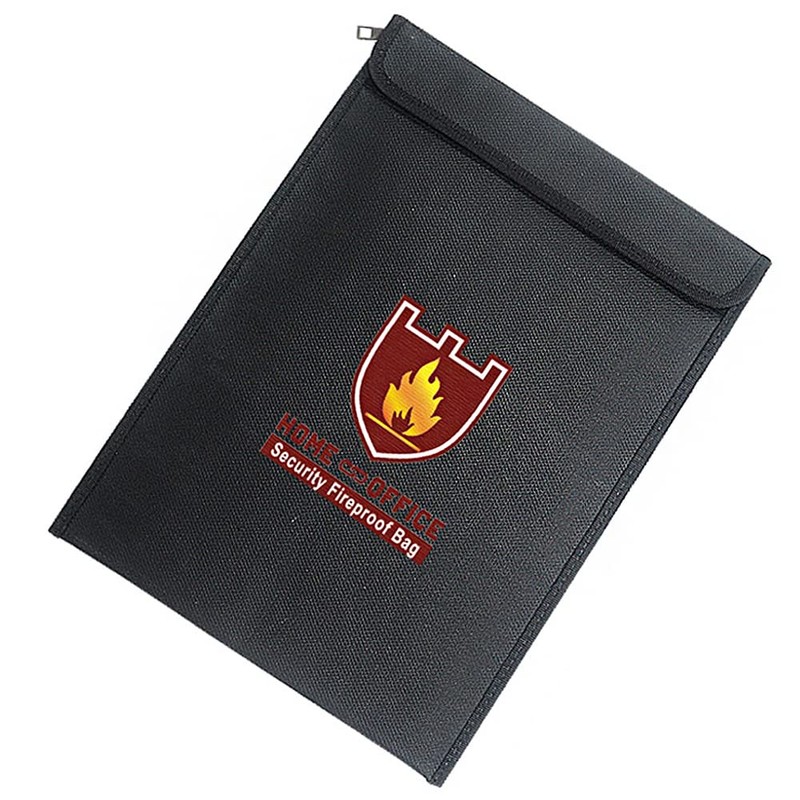 Tiardey Fireproof Money & Document Bag,15" x 11" Fire &